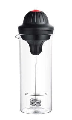 Milk Frother with Glass