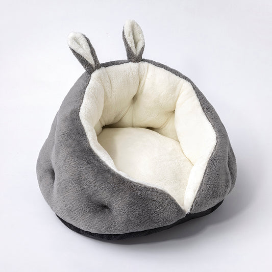 Bunny Plush Dog or Cat Bed